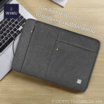 WiWU Alpha Slim Sleeve กระเป๋าใส่แล็ปท็อป ซองใส่โน๊ตบุ๊ค ผ้ากันน้ำ ซิป YKK - Image 12