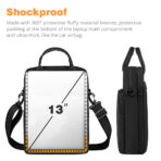 กระเป๋า แท็ปเล็ต for Tablet 12.9 for Laptop pro 13 พร้อมสายสะพาย ผ้ากันน้ำ รุ่น WiWU Alpha Vertical Double Layer Bag - Image 8