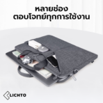 WiWU Gent Messenger กระเป๋าแล็ปท็อป โน๊ตบุ๊ค พร้อมสายสะพาย - Image 8