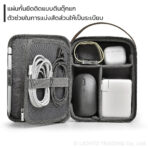 WiWU Minimalist Travel Pouch กระเป๋าเก็บของ สายชาร์ท เมาส์ USB Charger Organizer ดิจิตอล Gadget Storage Bag - Image 2