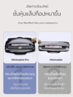 WiWU Minimalist Pro กระเป๋าใส่แล็ปท็อป โน๊ตบุ๊ค กระเป๋าสำหรับ Laptop bag พร้อมสายสะพาย - Image 8