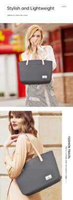 WiWU Ora Tote กระเป๋าใส่โน๊ตบุ๊ค สไตล์กระเป๋าถือ กระเป๋าสะพายข้างผู้หญิง มีสายสะพาย