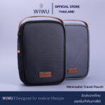 WiWU Minimalist Travel Pouch กระเป๋าเก็บของ สายชาร์ท เมาส์ USB Charger Organizer ดิจิตอล Gadget Storage Bag - Image 5